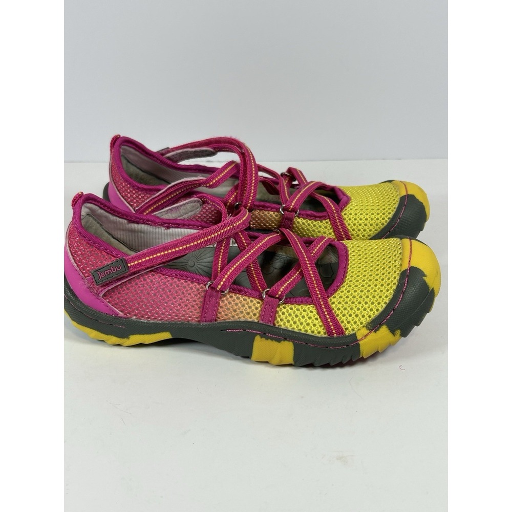 Jambu Canopy Water Ready Amphibious Shoes Sandals Pink Yellow‎ Girls Size 3M EUC